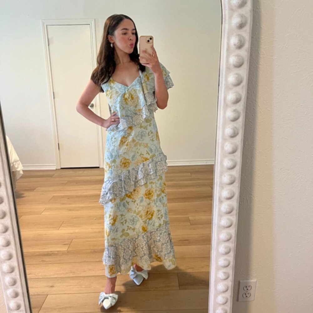 We Are Kindred Giovanna Tiered Maxi Dress, VGUC, Size US 8